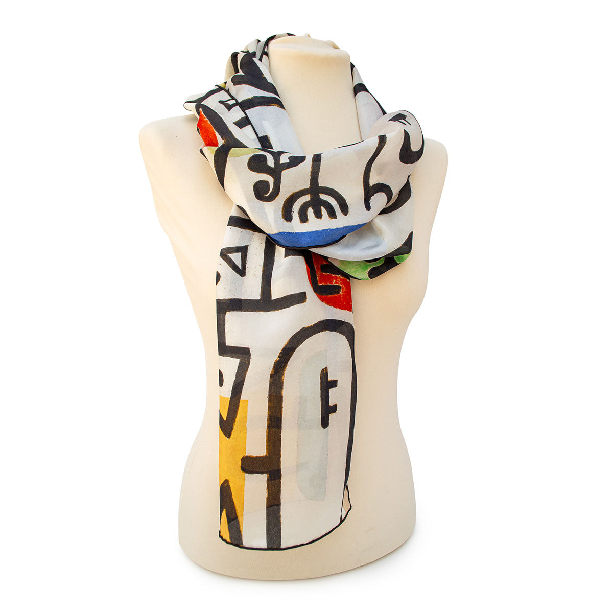 Klee Rich Port Silk Habotai Scarf - Style 2