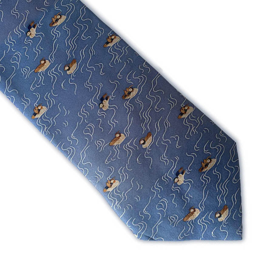 Chinese Ducks Silk Tie