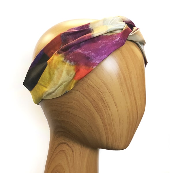 Silk Scarf Gift Box - Delaunay Headband