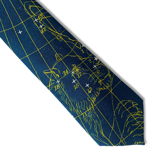 Celestial Map Silk Tie