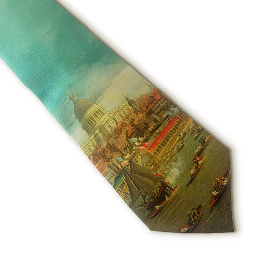 Canaletto Thames Silk Tie