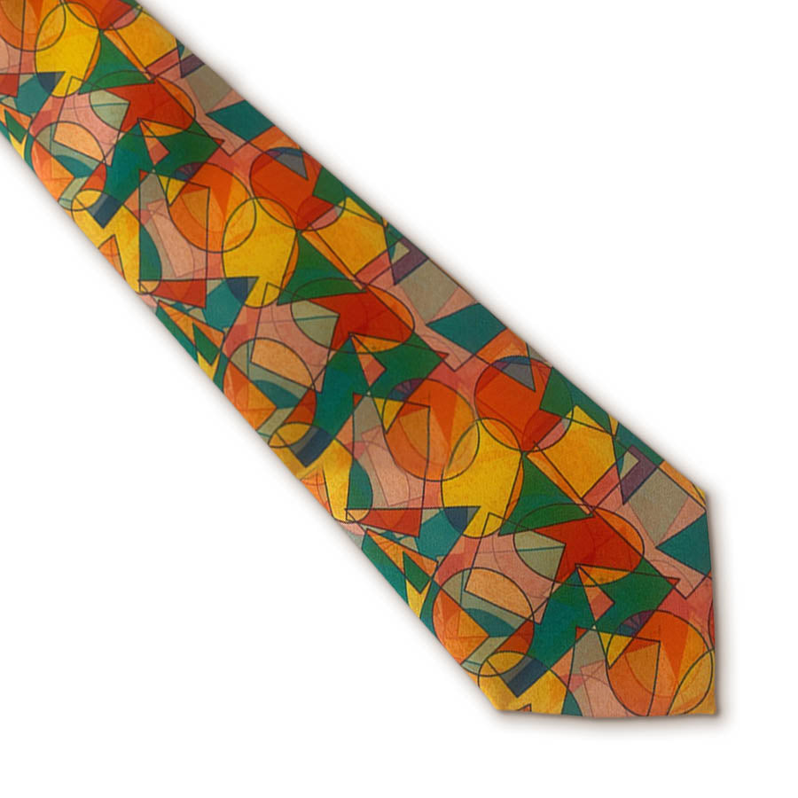 Geometrics Silk Tie