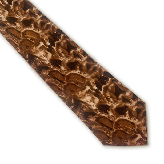 Pheasant Feathers Silk Tie