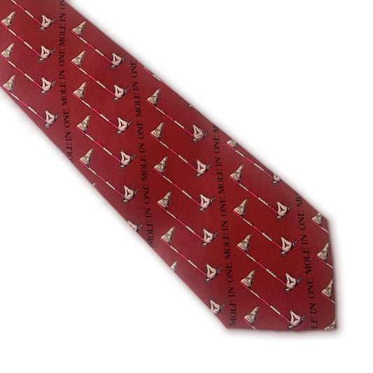 Mole in One Silk Tie