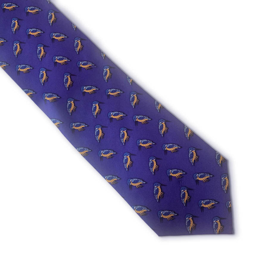 Kingfisher Silk Tie