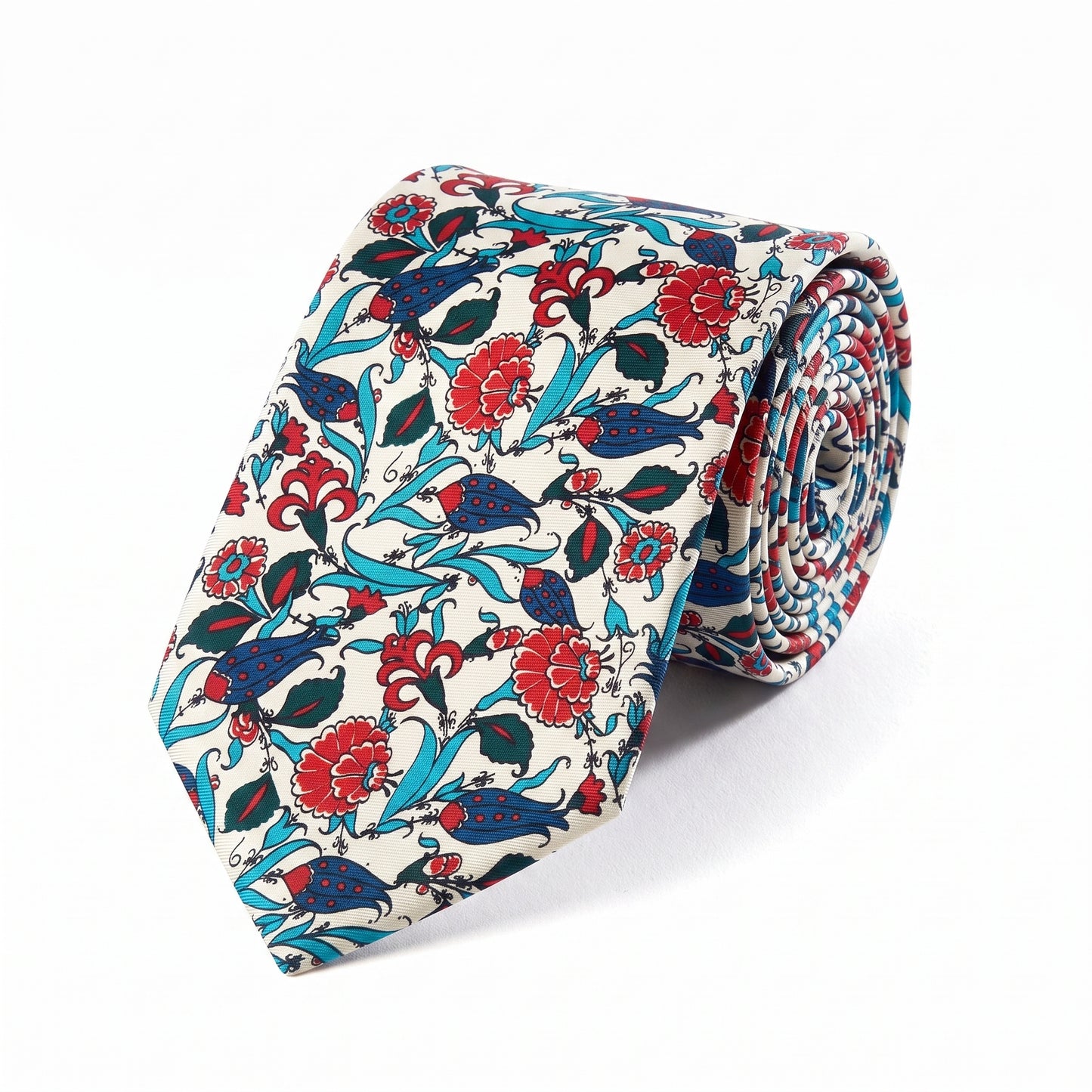 Iznik Floral Silk Tie