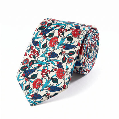 Iznik Floral Silk Tie
