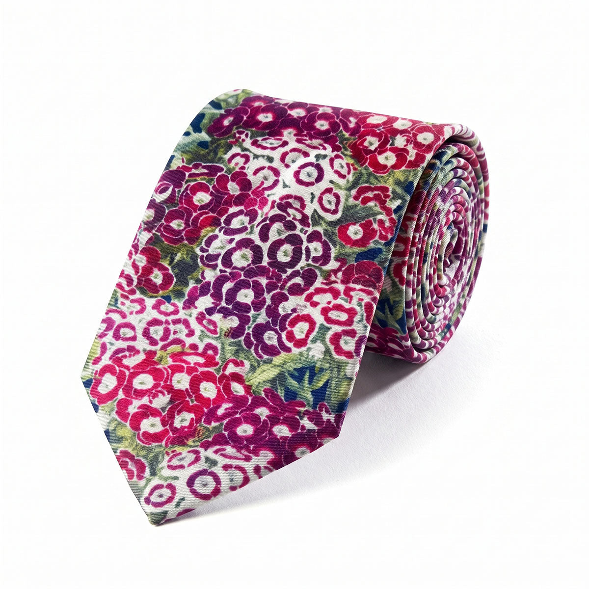 Sweet William Silk Tie - Rolled