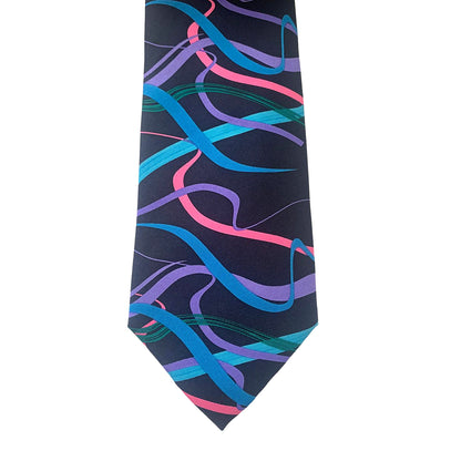 Neon Ribbon Silk Tie