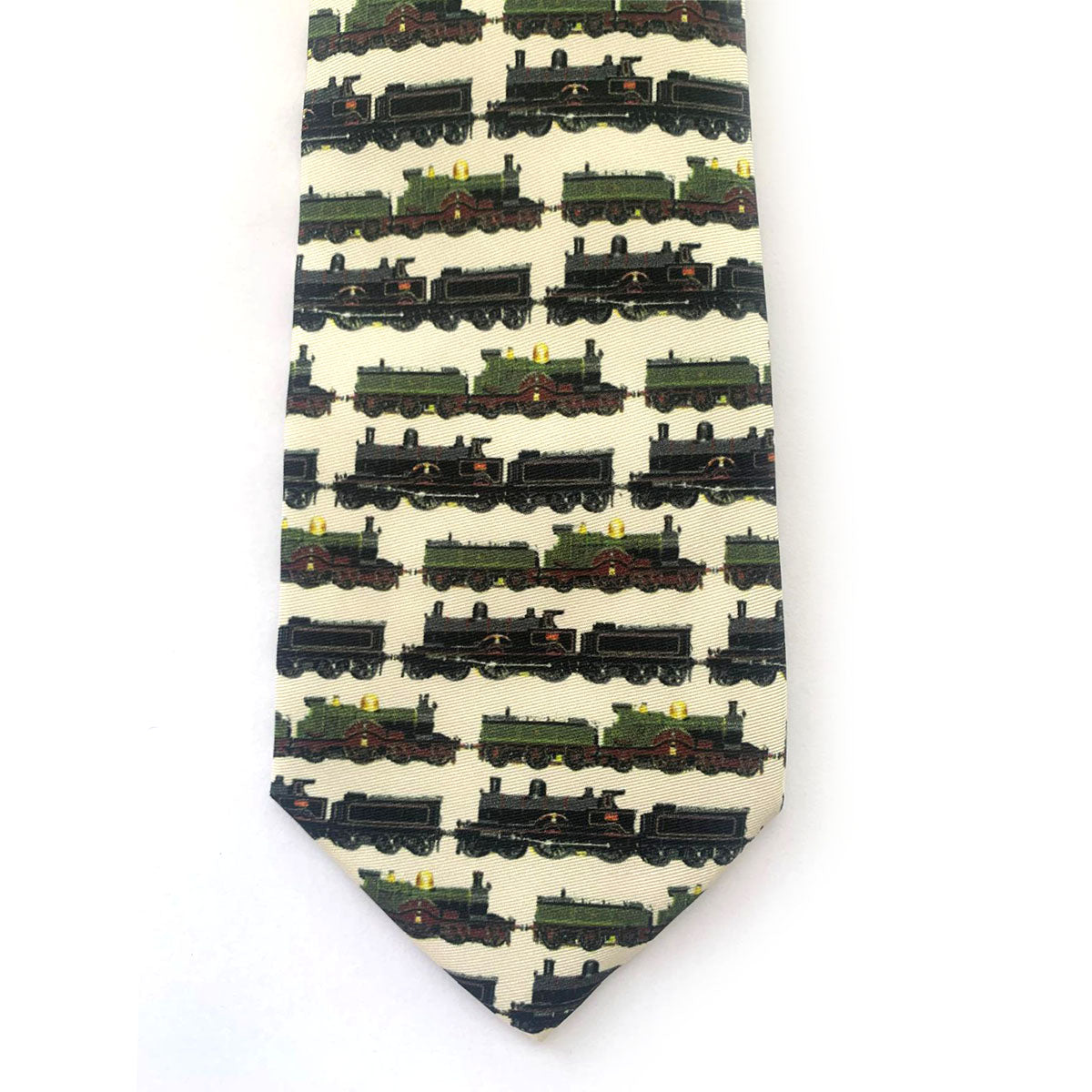 Classic Trains Silk Tie