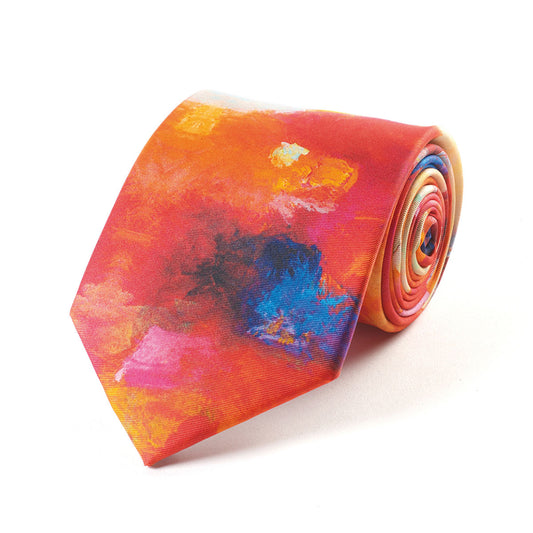 Paint Clouds Silk Tie - Roll