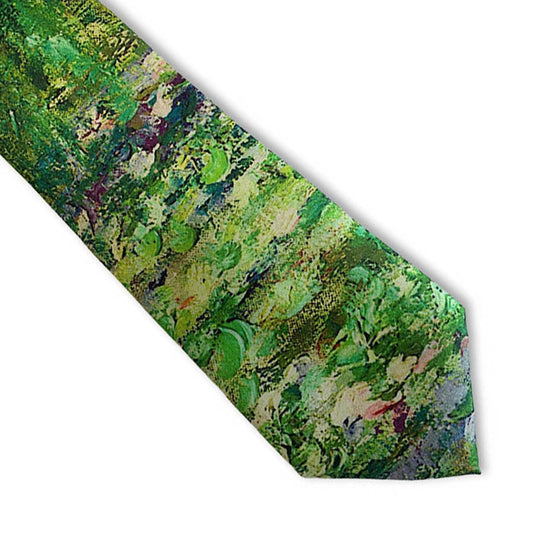 Monet Pond Silk Tie