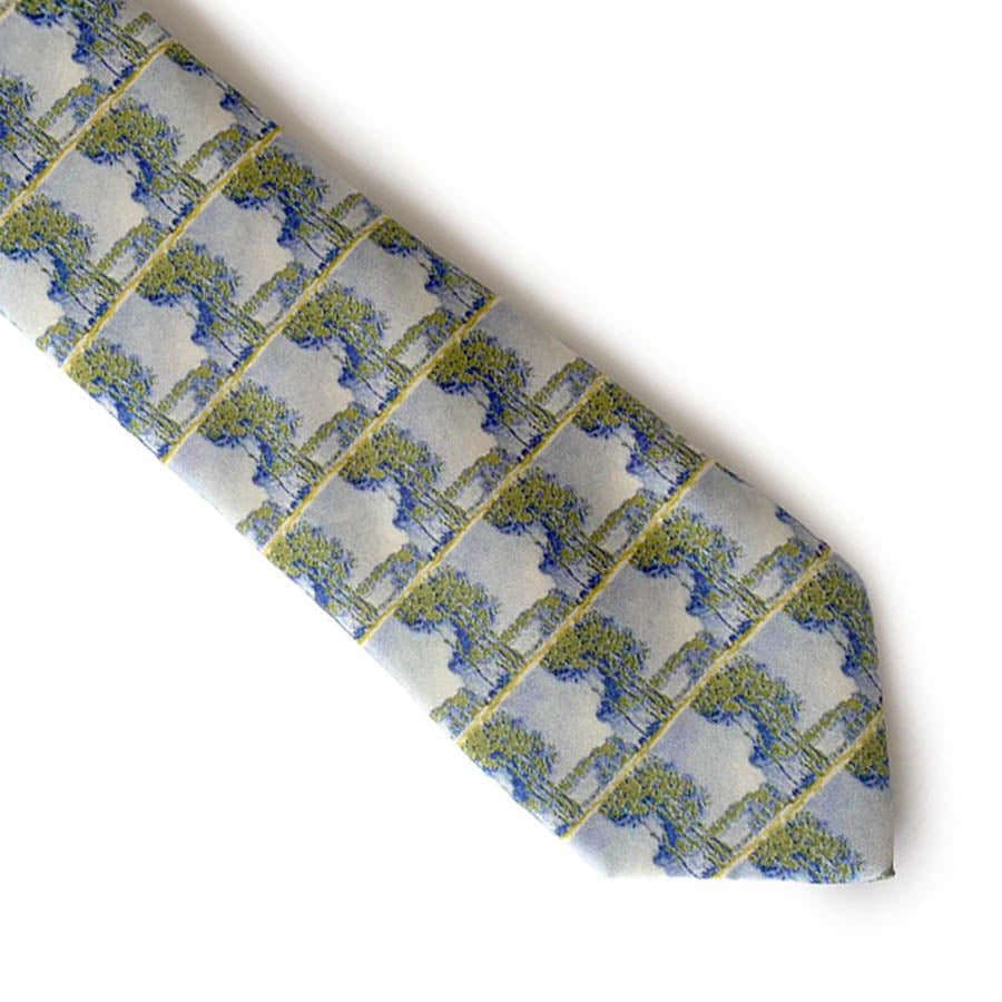 Monet Poplars Silk Tie