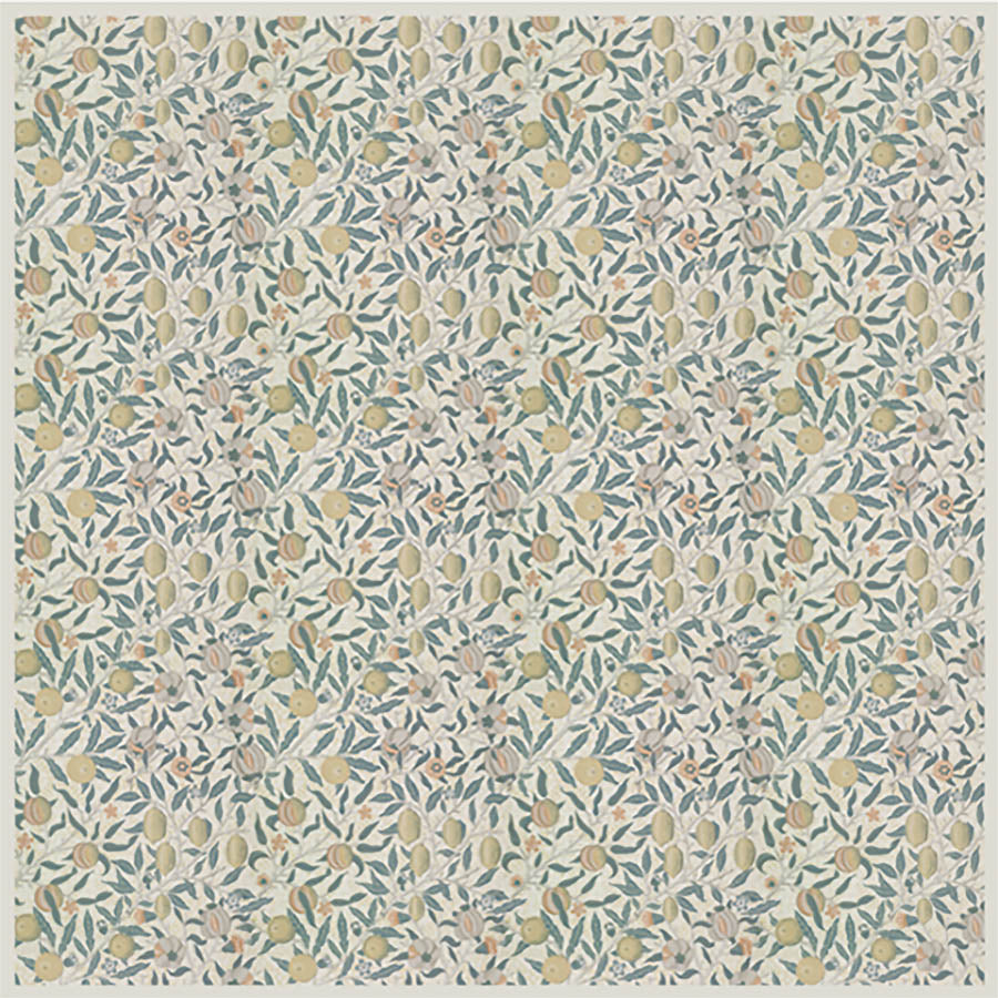 MORRIS CREAM FRUIT POCKET SQUARE