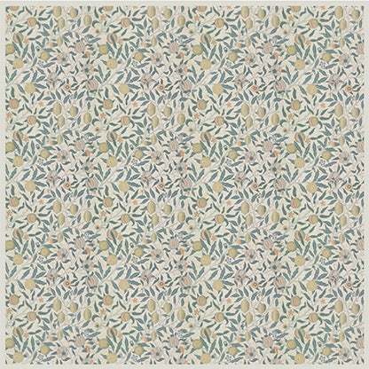 MORRIS CREAM FRUIT POCKET SQUARE