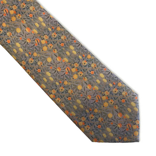 Morris Grey Fruit Silk Tie