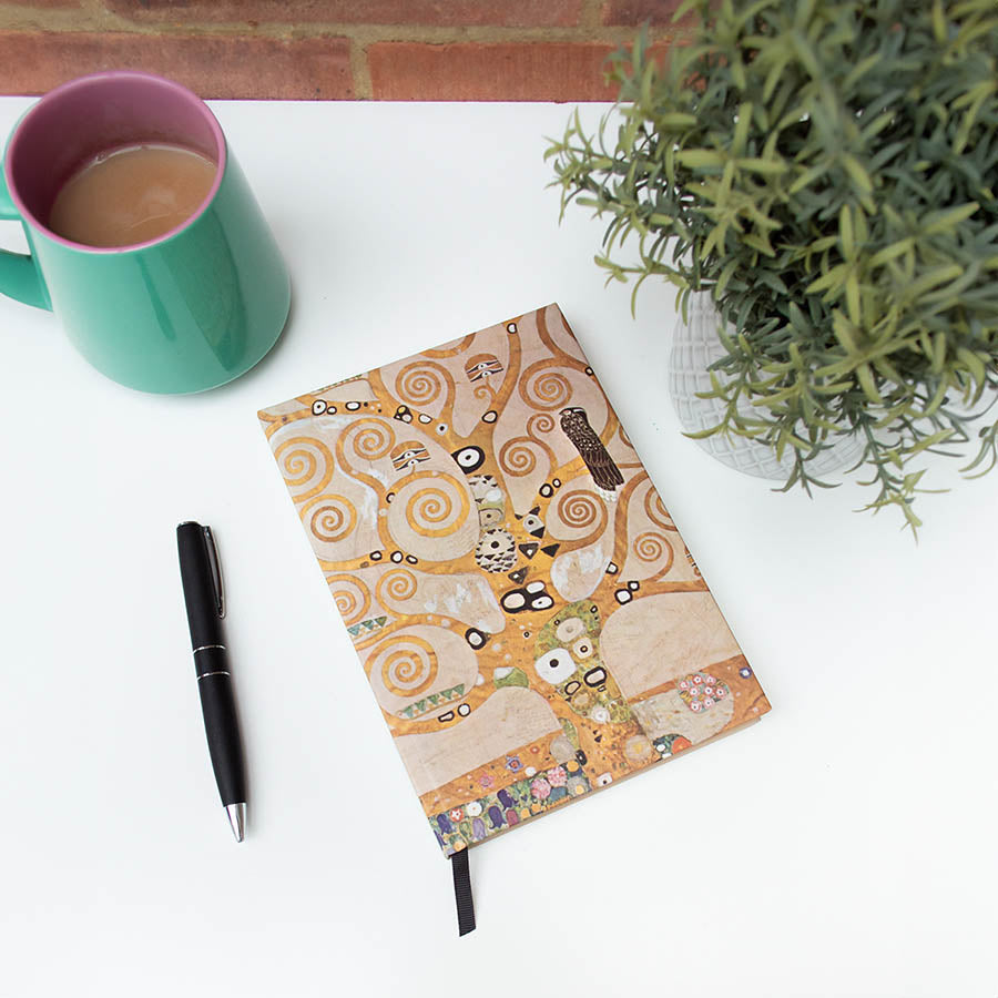 Klimt Tree of Life A5 Hardback Notebook - style