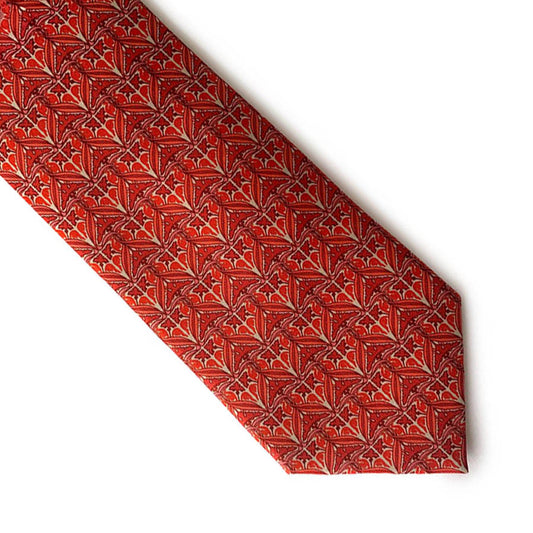 Red Lustre Silk Tie