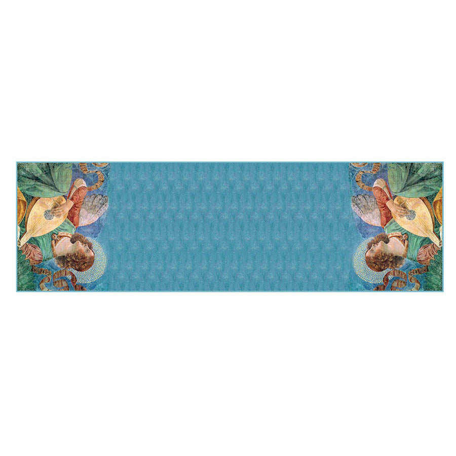 Renaissance Angel Silk Chiffon Scarf - Flat Artwork