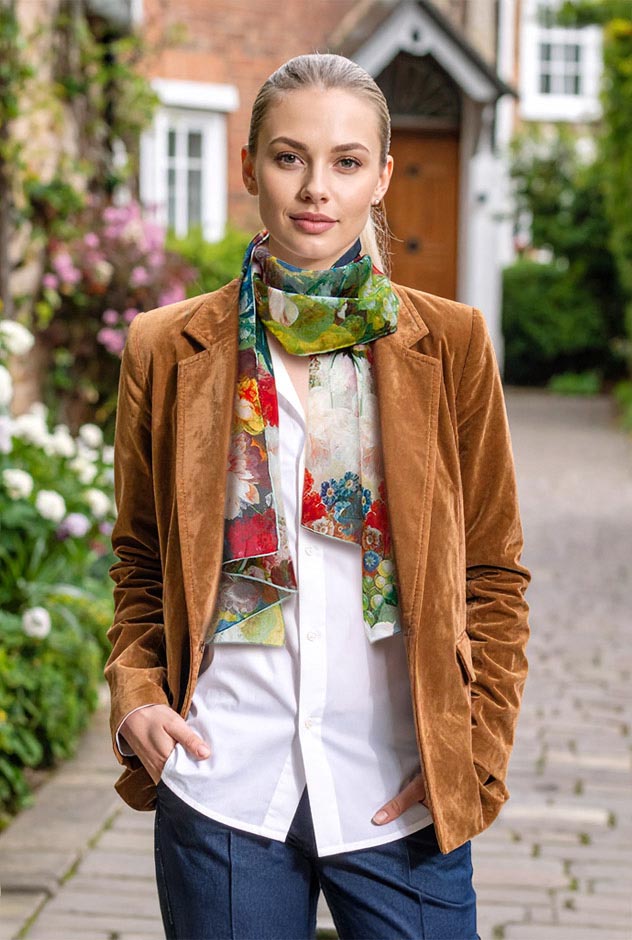 The Fox & Chave Silk Scarf Collection