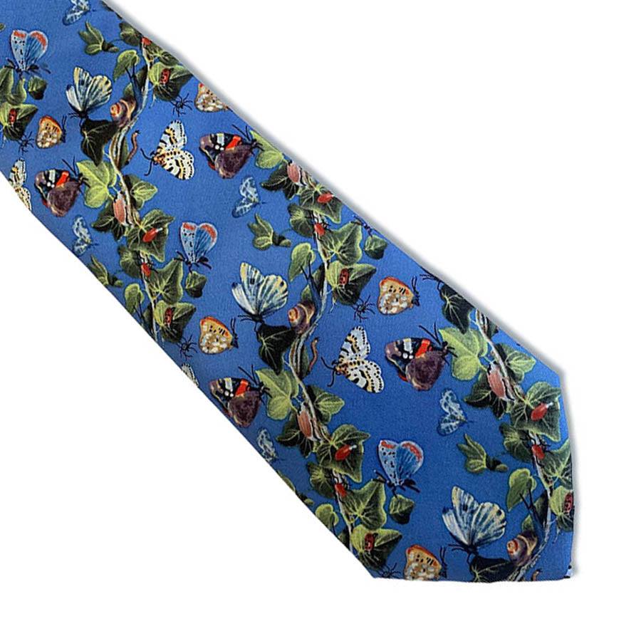 Van Kessel Butterflies Silk Tie