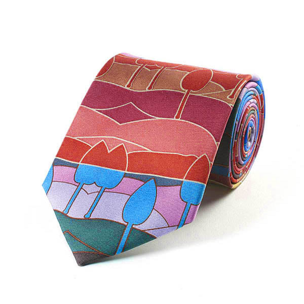 Voysey Trees Silk Tie