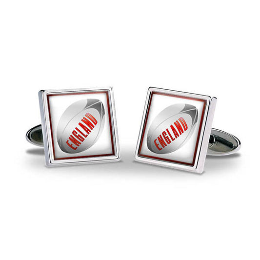 Rugby Ball - England Cuff Links