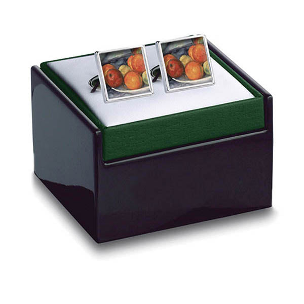 Cezanne Fruit Cuff Links in box