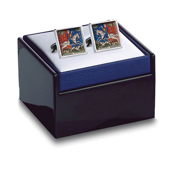 King John Magna Carta Cuff Links in box