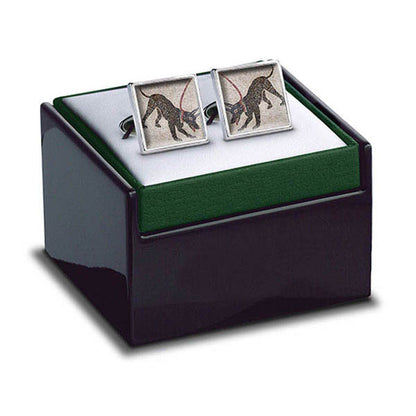 Pompeii Dog Cuff Links - boxed