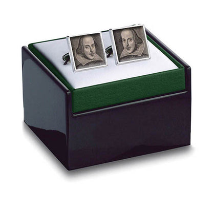 Shakespeare Portrait Cuff Links - boxed