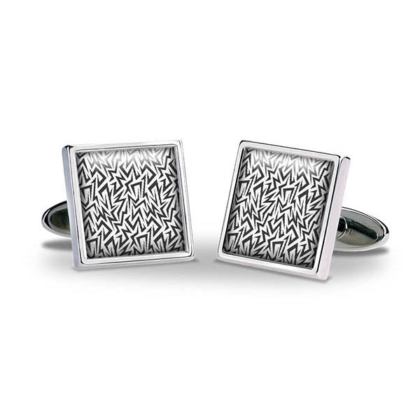 Zig Zag Deco Cuff Links – Fox & Chave