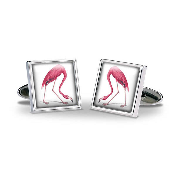 Aubudon Flamingo Cuff Links