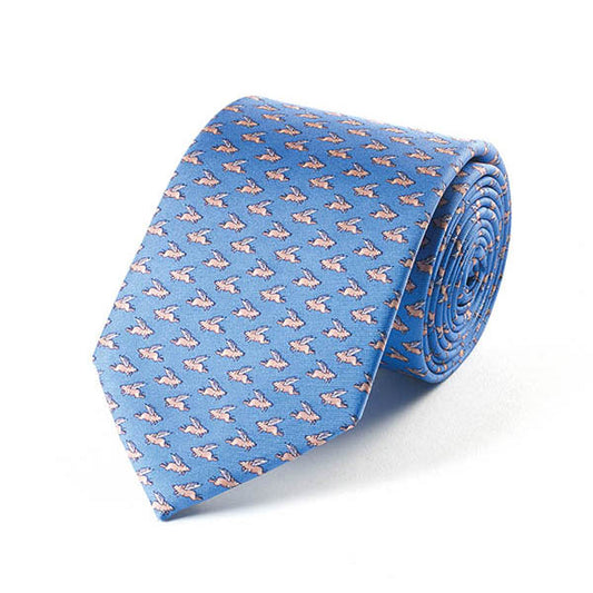 Bryn Parry Pigs Might Fly Silk Tie