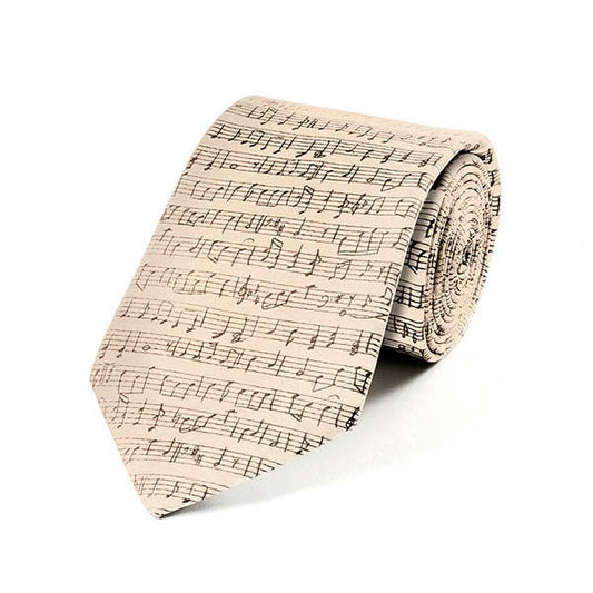 Music Sheet Silk Tie