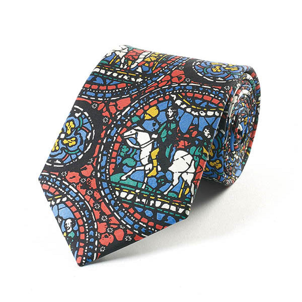 Stained Glass Silk Tie