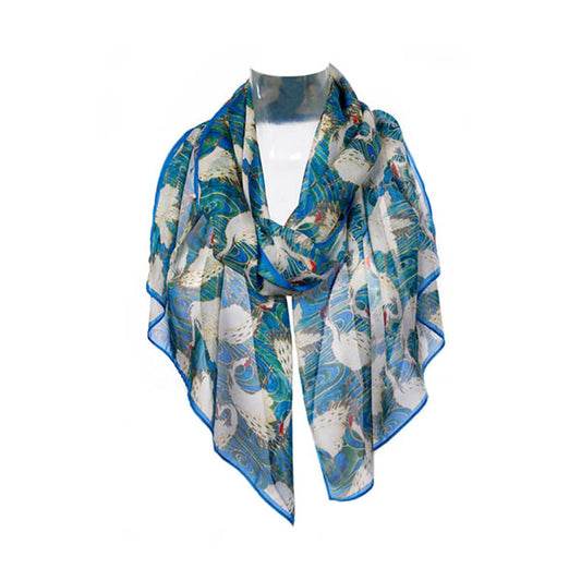 Tiffany Wisteria Silk Habotai Scarf – Fox & Chave