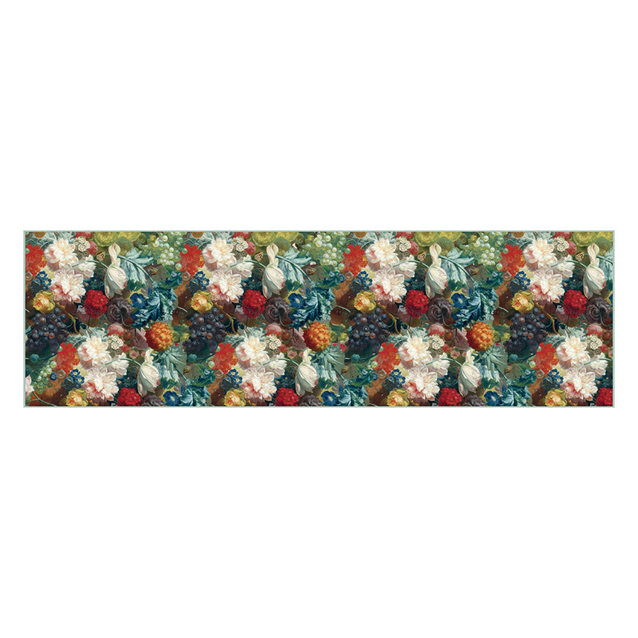 Van Os Fruit & Flowers Chiffon Scarf - Flat Artwork