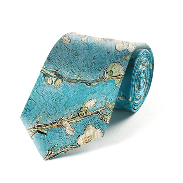 Van Gogh Almond Blossom Tie
