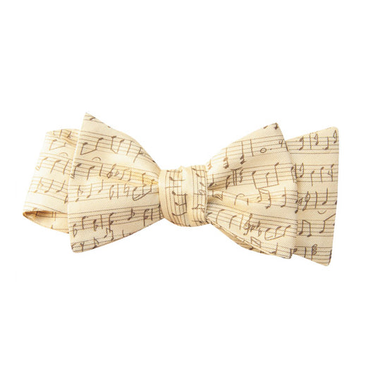 Music Sheet Bow Tie