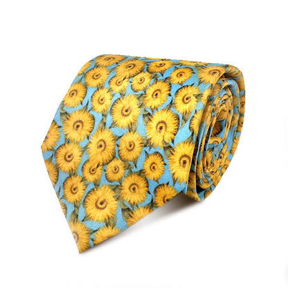 Sunflowers Silk Tie