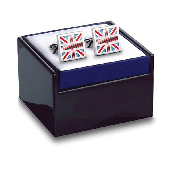 Union Jack Enamel Cufflinks - Boxed