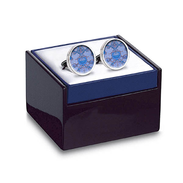 Morris St. James's Blue Cuff Links - Boxed