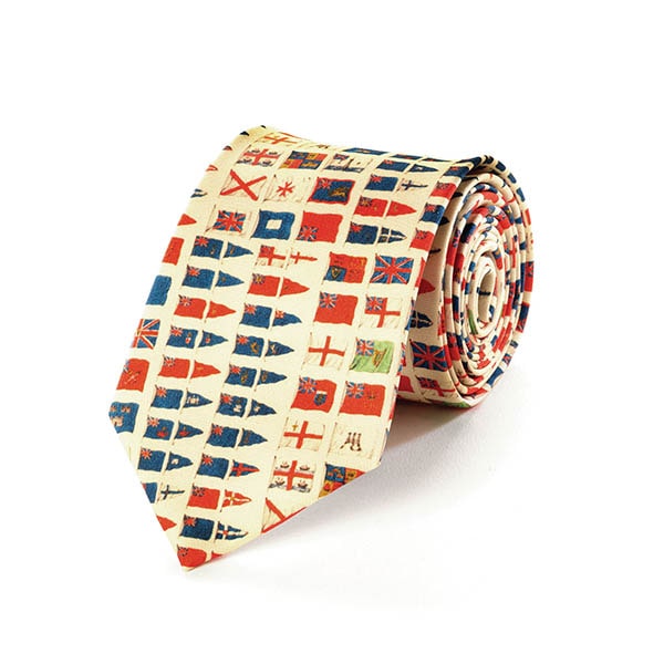 Yachting Flags Silk Tie