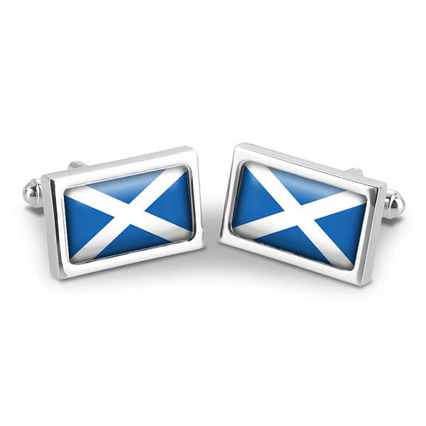 Scottish Saltire Cuff Links