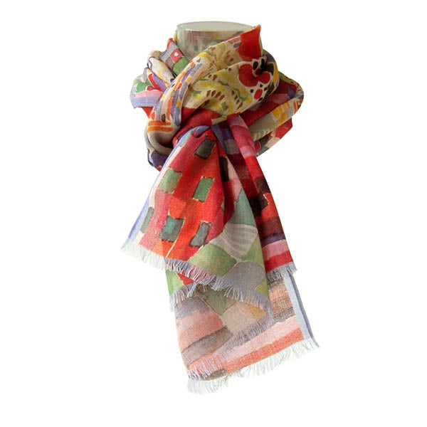 Bauhaus Silk & Wool Shawl