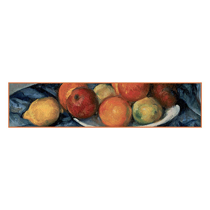 Cézanne Fruit Habotai Scarf - Flat Artwork
