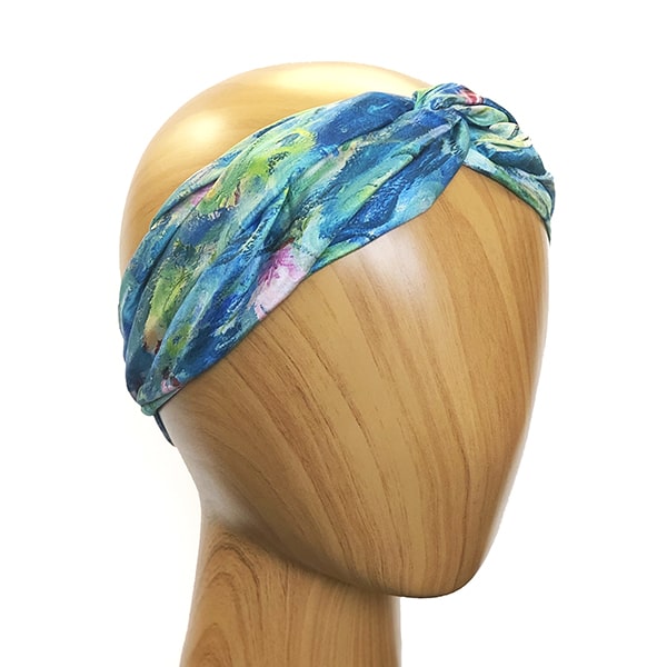 Monet Water Lilies Silk Headband